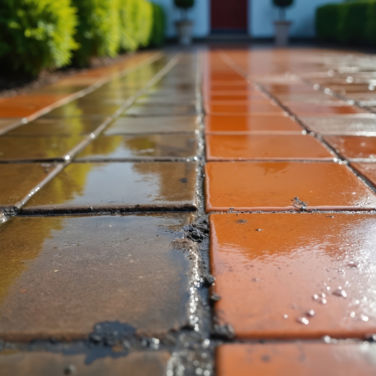 Residential exterior cleaning results