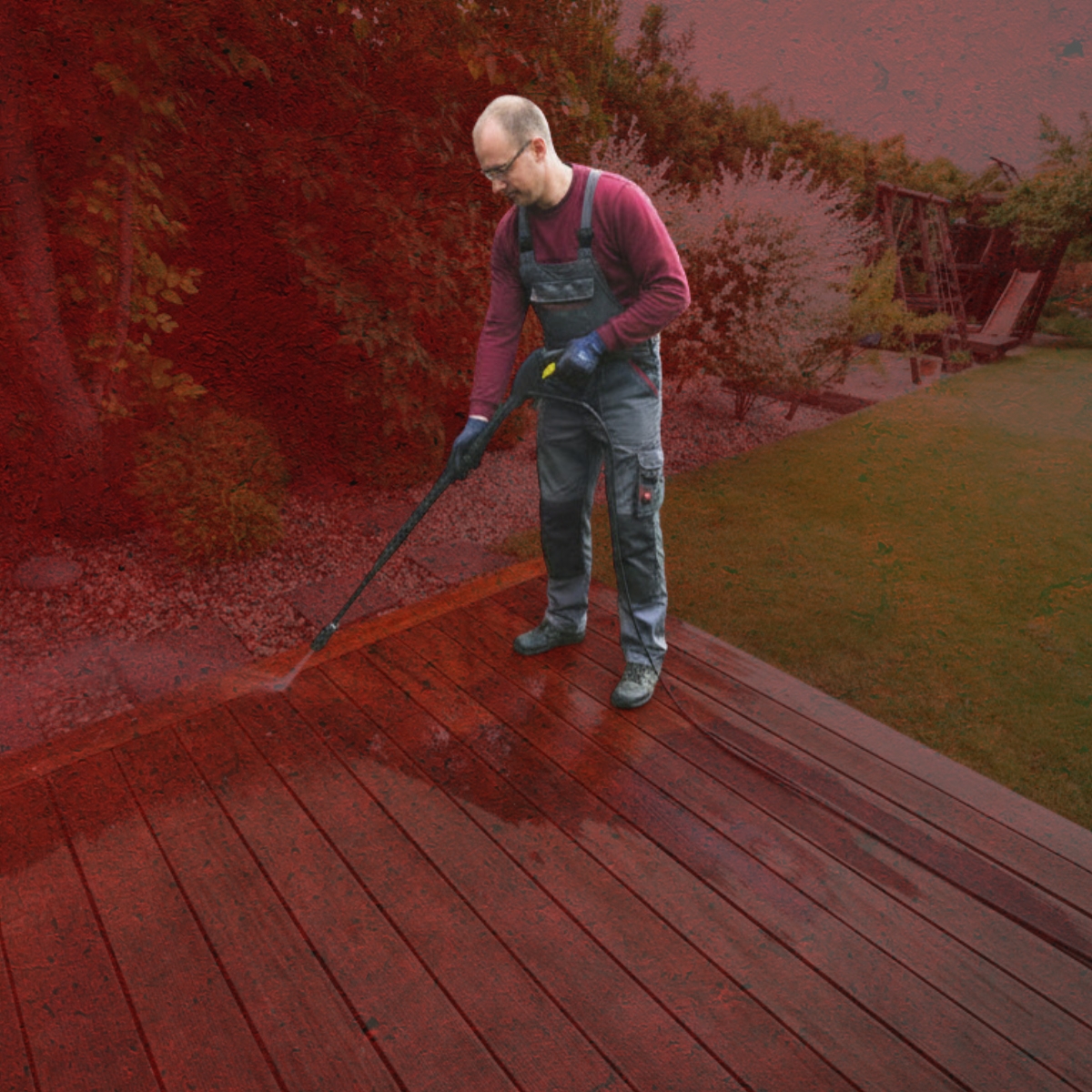 Decking pressure washing Manchester