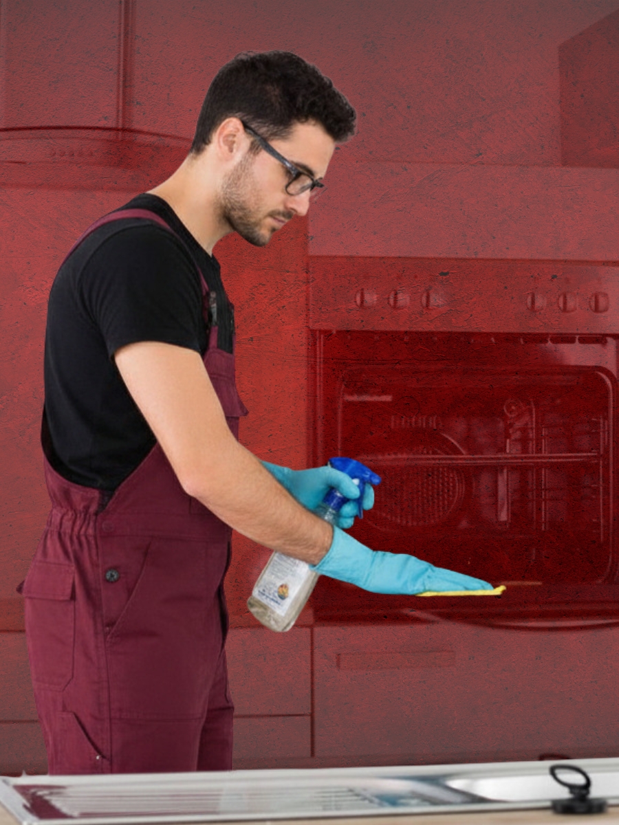 Professional oven cleaning
