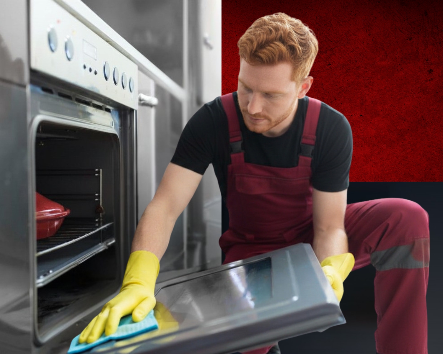 Professional cleaning team