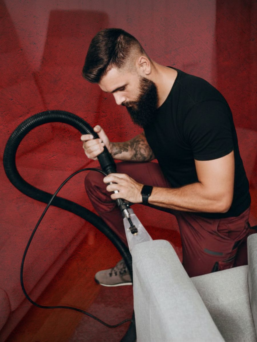 Professional upholstery cleaning